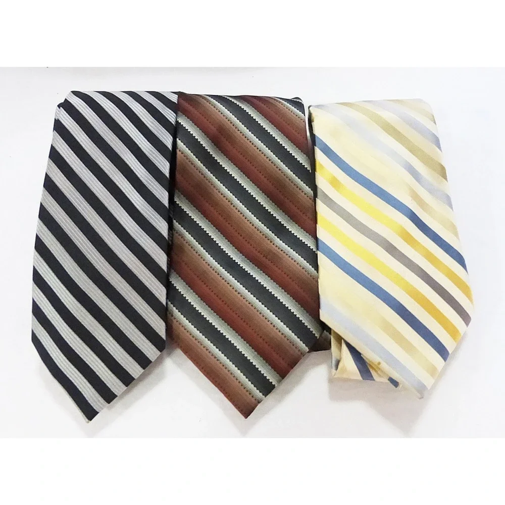 pierre cardin perry ellis men neck tie‎ work striped Academia Set of 3 Career